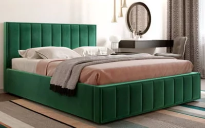 Кровать с подъемным механизмом Вена 1800 ПМ Мора зеленый