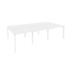 Рабочая станция на П-образном м/к ОНИКС О.МП-Д.РС-6.1.8 Белый Бриллиант / ONIX O.MP-D.RS-6.1.8