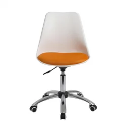 Кресло Echair-212 PTW 480761 Белое Оранжевое