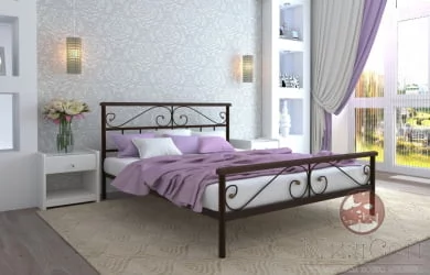 Кровать Эсмеральда plus 1600х1900 Коричневая