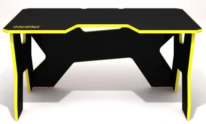 Стол геймерский Генериc Комфорт Гамер2/ДС/НЙ Желтый Черный / Generic Comfort Gamer2/DS/NY