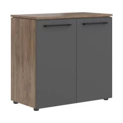 Шкаф с глухими малыми дверьми MORRIS TREND MLC 85.1 Антрацит Кария Пальмира Шкаф с глухими малыми дверьми MORRIS TREND MLC 85.1 Антрацит Кария Пальмира