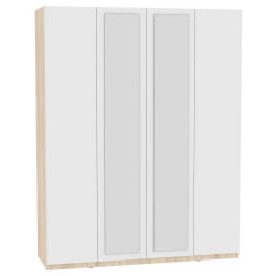 Шкаф распашный Р-230х180х60-1-ПО-М(ДСС-Белый) / R-230х180х60-1-PO-M(ДСС-Белый)