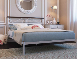 Кровать Эсмеральда 1600х1900 Белая