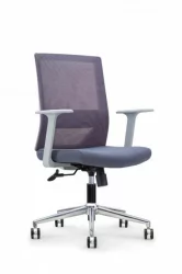 Кресло офисное ТРЭНД GREY LB Серая сетка