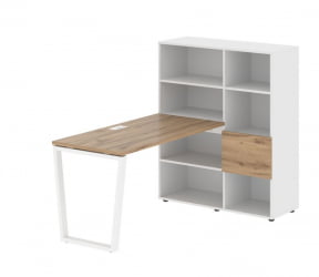 Рабочая станция ЕДИС ЕВРСТ 1113 Дуб Денвер светлый Белый Белый / EDIS EVRST