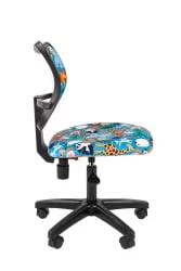 Детское кресло CХАИРМАН ТИН (Кидс) 102 черный пластик Зоопарк / CHAIRMAN (Kids)