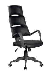 Кресло оператора Riva Chair SAKURA (черный пластик) Черный