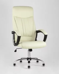 Кресло руководителя ТопЧаирс Товер Бежевое / TopChairs Tower