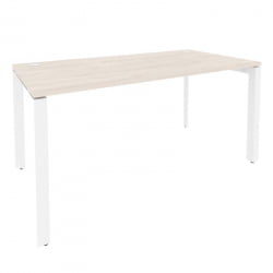 Стол рабочий на П-образном м/к ОНИКС О.МП-СП-4.8 Денвер Светлый/Белый / ONIX O.MP-SP-4.8