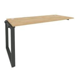 Наборный элемент рабочей станции на О-образном м/к ОНИКС О.МО-1.НРС-4.7 Тиквуд Светлый/Антрацит / ONIX O.MO-1.NRS-4.7