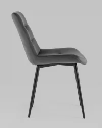 Стул Остин велюр Темно-серый