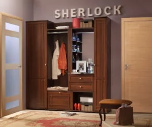 Прихожая Sherlock №1 Орех шоколадный Прихожая Sherlock №1 Орех шоколадный