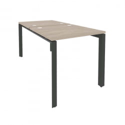 Рабочая станция на П-образном м/к ОНИКС О.МП-Д.РС-2.0.8 Дуб Аттик/Антрацит / ONIX O.MP-D.RS-2.0.8