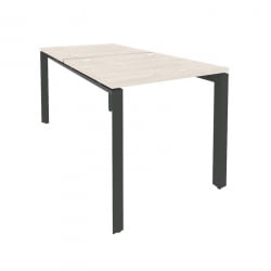 Рабочая станция на П-образном м/к ОНИКС О.МП-Д.РС-2.0.8 Денвер Светлый/Антрацит / ONIX O.MP-D.RS-2.0.8