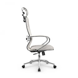 Кресло руководителя Metta L 2c 44C/K116 Infinity Easy Clean (MPES) Комплект 7 Белое
