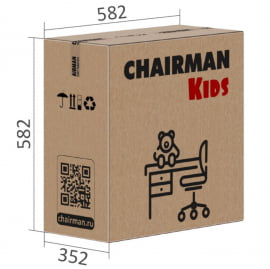 Детский стул CHAIRMAN KIDS 112 white зоопарк/TW-34