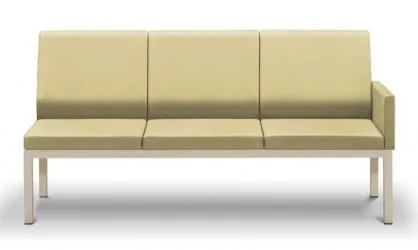 Диван трехместный с левым подлокотником Норман 3Б Кремовый