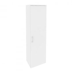 Гардероб узкий (правое исполнение) ОНИКС О.ГБ-1(Р) Белый Бриллиант / ONIX O.GB-1(R)