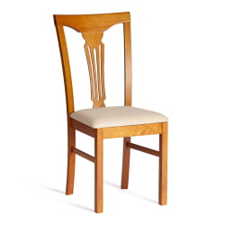 Стул Гермес/ Hermes дерево гевея, 43х49х94см, Espresso, ткань бежевая (S178-4)