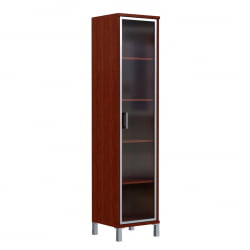 Стеллаж стекло в раме В431.8 Л Бургунди / L