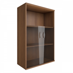 Шкаф средний широкий Рива А.СТ-2.2 Орех Гварнери / Riva