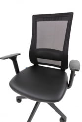 Офисное кресло CХАИРМАН 500 ЛТ (ЛТ) ЭКО Б/П экокожа Черный / CHAIRMAN (LT)