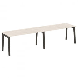 Рабочая станция Оникс Вуд OW.RS-2.4.7 Денвер Светлый/Дуб Темный/Металл Антрацит 3160*720*750