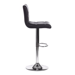 Стул барный BARBER (mod. KY711D) металл/экокожа, 43*50*92-103 см, черный/хром