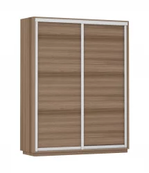 Шкаф-купе двухдверный Экспресс Дуо Элемент 1600х2400х Ясень шимо тёмный / 1600х2400h