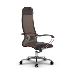 Кресло офисное МЕТТА B 1m 5/K116, Основание 17834 Комплект 3 Темно-коричневое