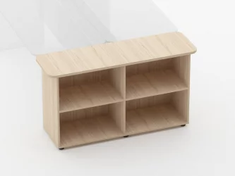 Тумба приставная к двум столам Glassy 3.18.14 Туя Тумба приставная к двум столам Glassy 3.18.14 Туя