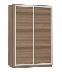 Шкаф-купе двухдверный Экспресс Дуо Элемент 1400х2400х Ясень шимо тёмный / 1400х2400h