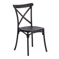 Стул для кухни CROSS (mod. PL24) пластик, 48 х 58 х 89 см, Black (черный) 05