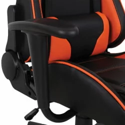 Кресло компьютерное BRABIX GT Racer GM-100 Черный-оранжевый