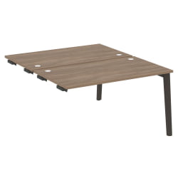 Стол-приставка двойной к опорным элементам ОНИКС ВООД ОВ.Д.СПР-3.8 Дуб Аризона/Темный / ONIX WOOD OW.D.SPR-3.8