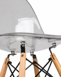 Стул обеденный ДОБРИН ДСВ CАСПЕР Прозрачный / DOBRIN DSW CASPER