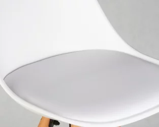 Стул полубарный ДОБРИН РОННИ Белый ЗЛ-В-02 / DOBRIN RONNI ZL-W-02