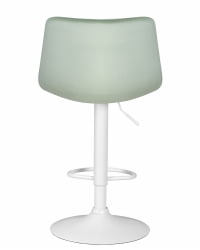 Стул барный ДОБРИН ТАИЛОР ВХИТЕ (пудрово-мятный велюр (МДЖ9-87)) 2 шт / DOBRIN TAILOR WHITE (MJ9-87))