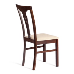 Стул Гермес/ Hermes дерево гевея, 43х49х94см, Cappuchino , ткань бежевая (S178-4)