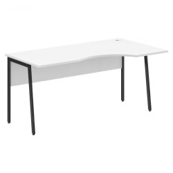 Стол эргономичный правый ИМАГО Плус СА-1П(Пр) Белый Антрацит / IMAGO Plus СА-1P(Пр)