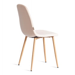 Стул для кухни BREEZE (mod. JSC-58) Велюр/металл , 44 х 53 х 86 см, Creamy (кремовый) HLR 5 / натуральный