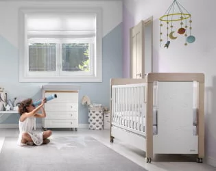 Тумбочка для детской Micuna Magic Mum CO-1850 White/Waterwood