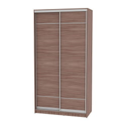 Шкаф-купе коричневый Б-220х120х60-2(ЯШТ-Д7Д7) / B-220х120х60-2(ЯШТ-D7D7)