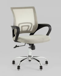 Кресло офисное TopChairs Simple New серый спинка сетка Кресло офисное TopChairs Simple New серый спинка сетка
