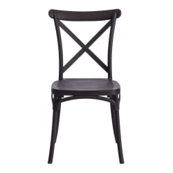 Стул CROSS (mod. PL24) / 1 шт. в упаковке пластик, 48 х 58 х 89 см, Black (черный) 05