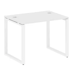 Стол письменный на О-образном м/к МЕТАЛ СЙСТЕМ БО.СП-1 Белый/Белый / METAL SYSTEM