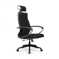 Кресло руководителя Metta L 2c 44C/K116 Infinity Easy Clean (MPES) Комплект 6 Черное