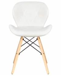 Мягкий стул DOBRIN BUTTERFLY Белый