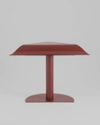 Журнальный столик Cornea металл бордовый